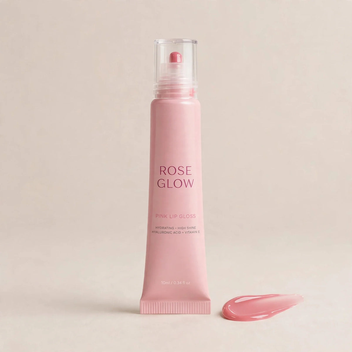 Pink Shimmer Lip Gloss